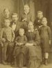 Ægteparret Frederik Marius Jensen og Ane Andersdatter med børn, fra ca. 1884
